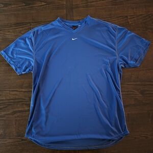 Vintage Nike Blue T-Shirt, Made in USA, Size Large